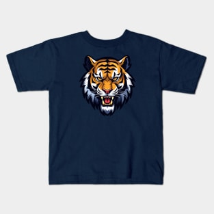 Bengal Tiger, Royal Tiger, Face, Head, Zoo Kids T-Shirt